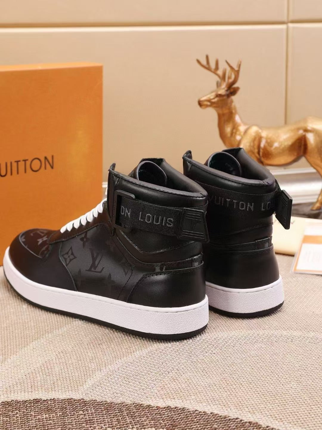 LV Rivoli High Top Sneaker Black