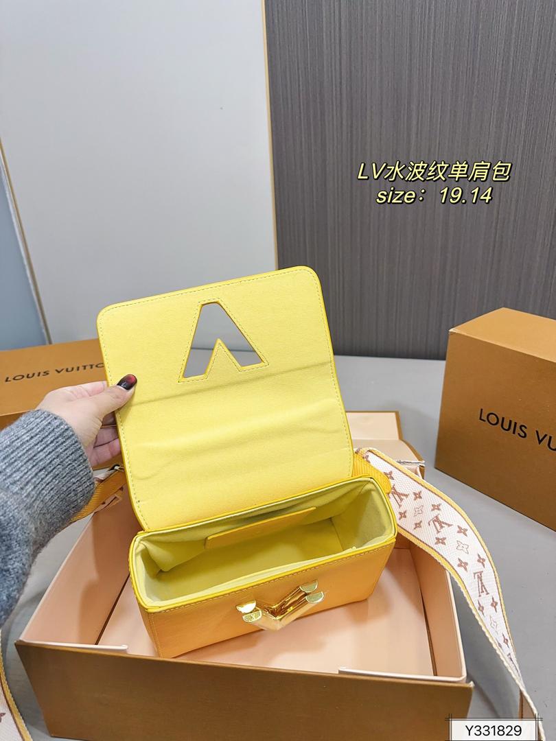 LV Twist MM Bag Yellow