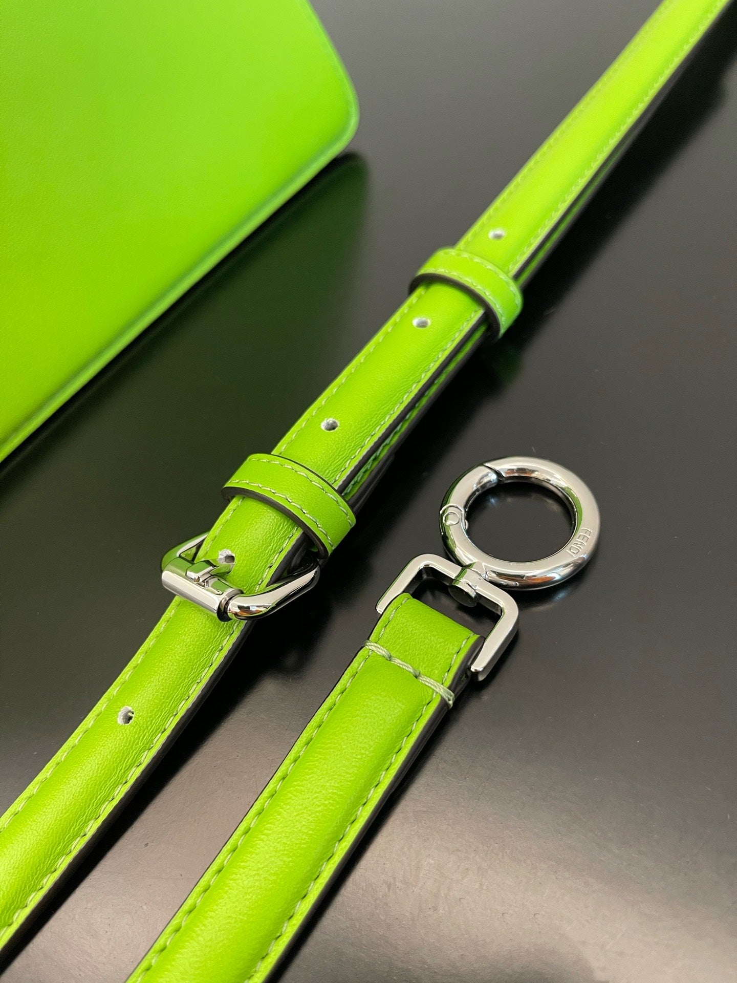 FI Peekaboo ISeeU Petite Chartreuse Small Bag For Woman 20cm/8in