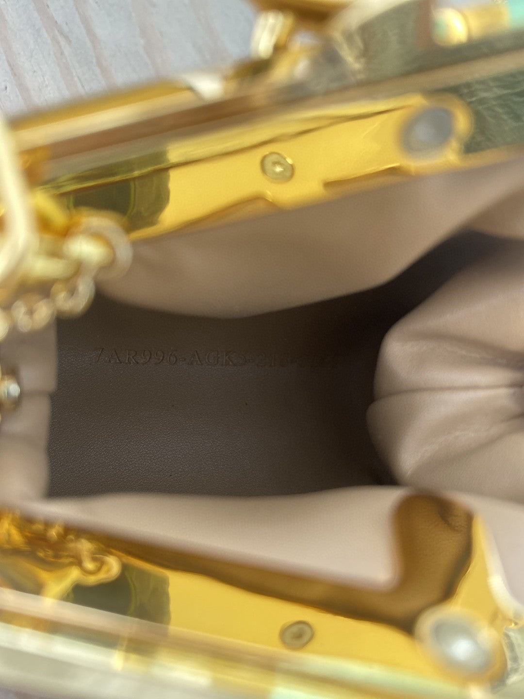 FI Nano First Charm Light Brown Bag For Woman 10cm/4in