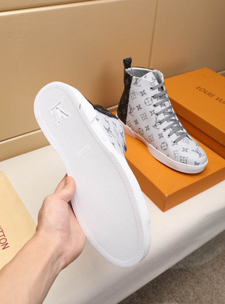 CN - LUV Stellar Trainer Boot White Black Sneaker