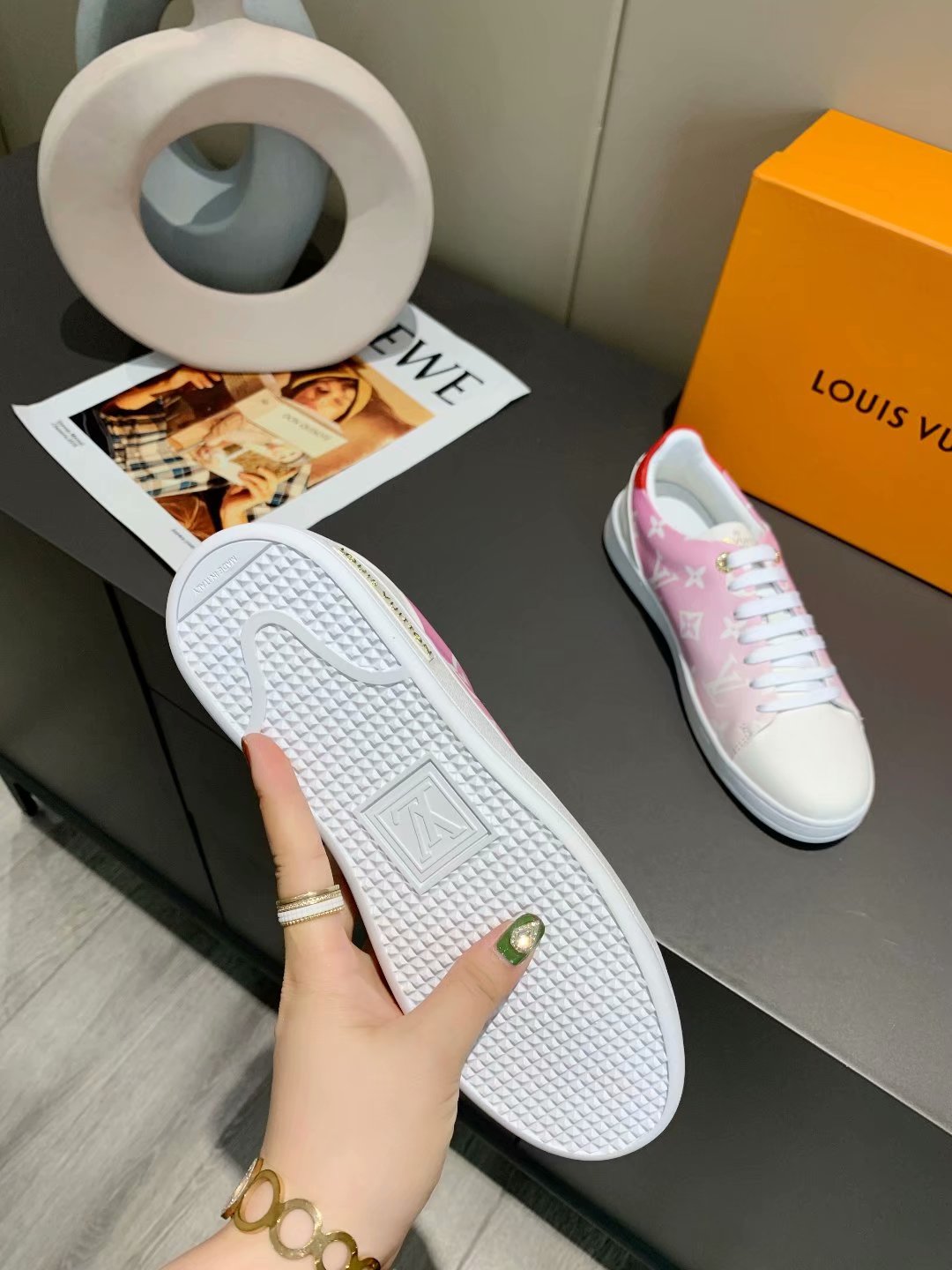CN - LUV Time Out Orange White Sneaker
