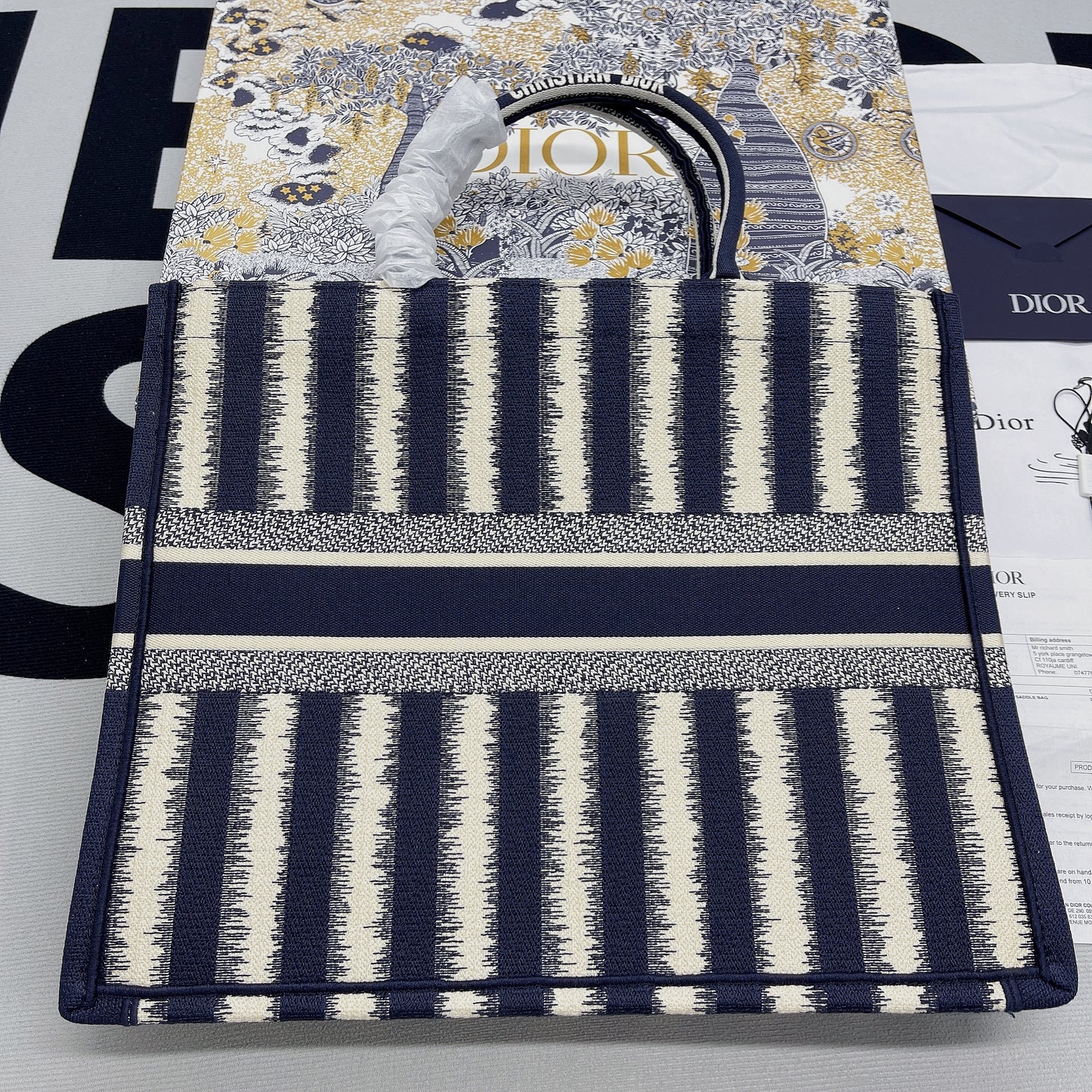 DI Large Book Tote Blue, For Women, Women’s Handbags 16.5in/42cm CD