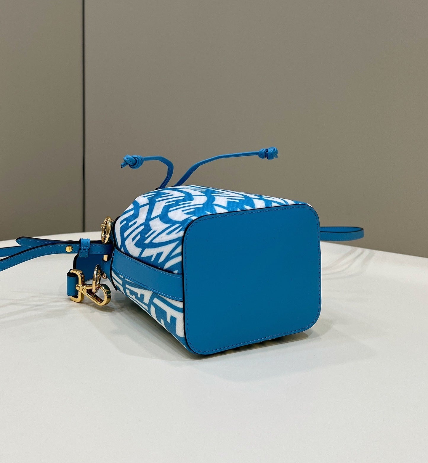 FI Mon Tresor Bag Blue For Women, Women’s Handbags, Shoulder And Crossbody Bags 7.1in/18cm FF 8BS010