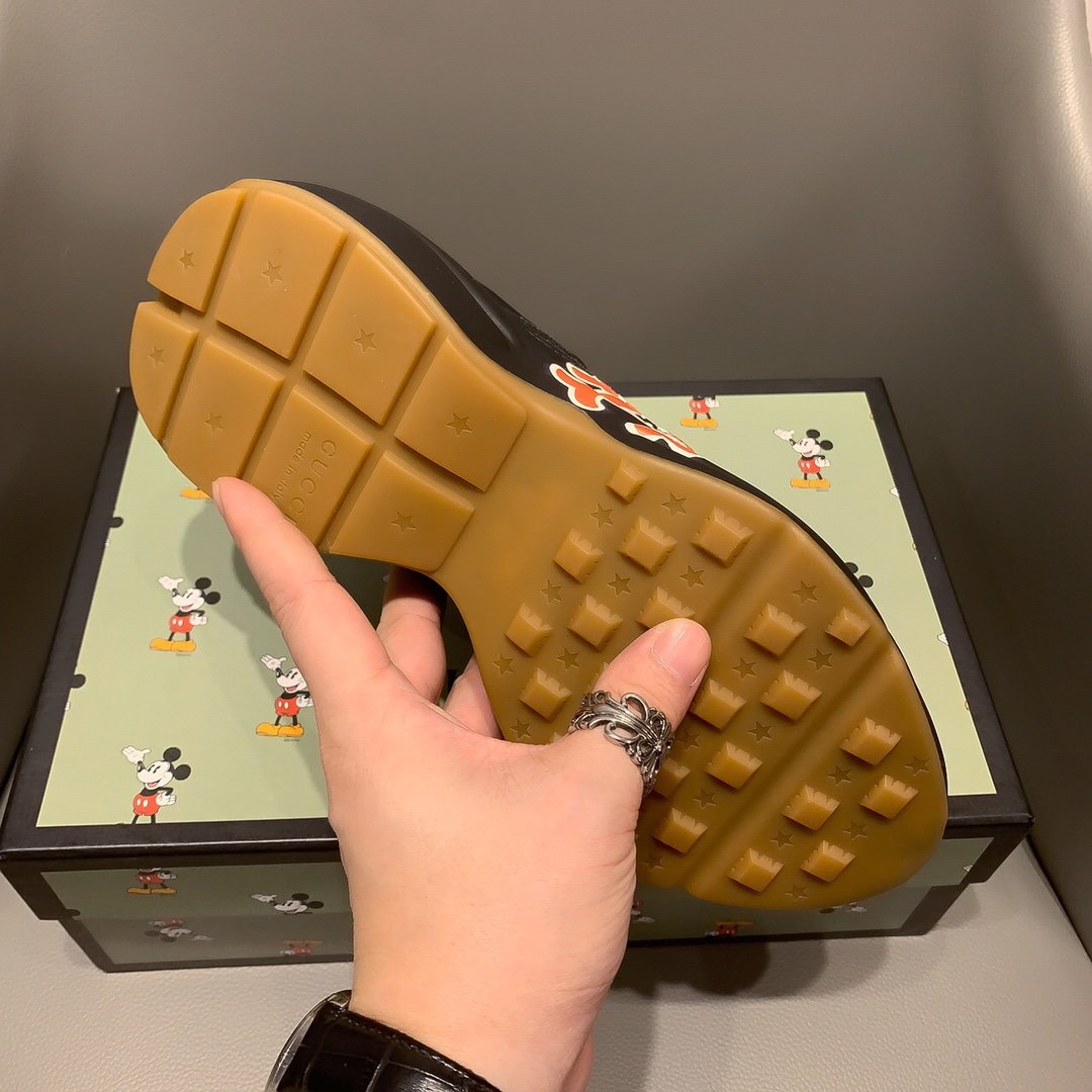 CN-GCI RHYTON VINTAGE TRAINER LOGO BLACK SNEAKER 144