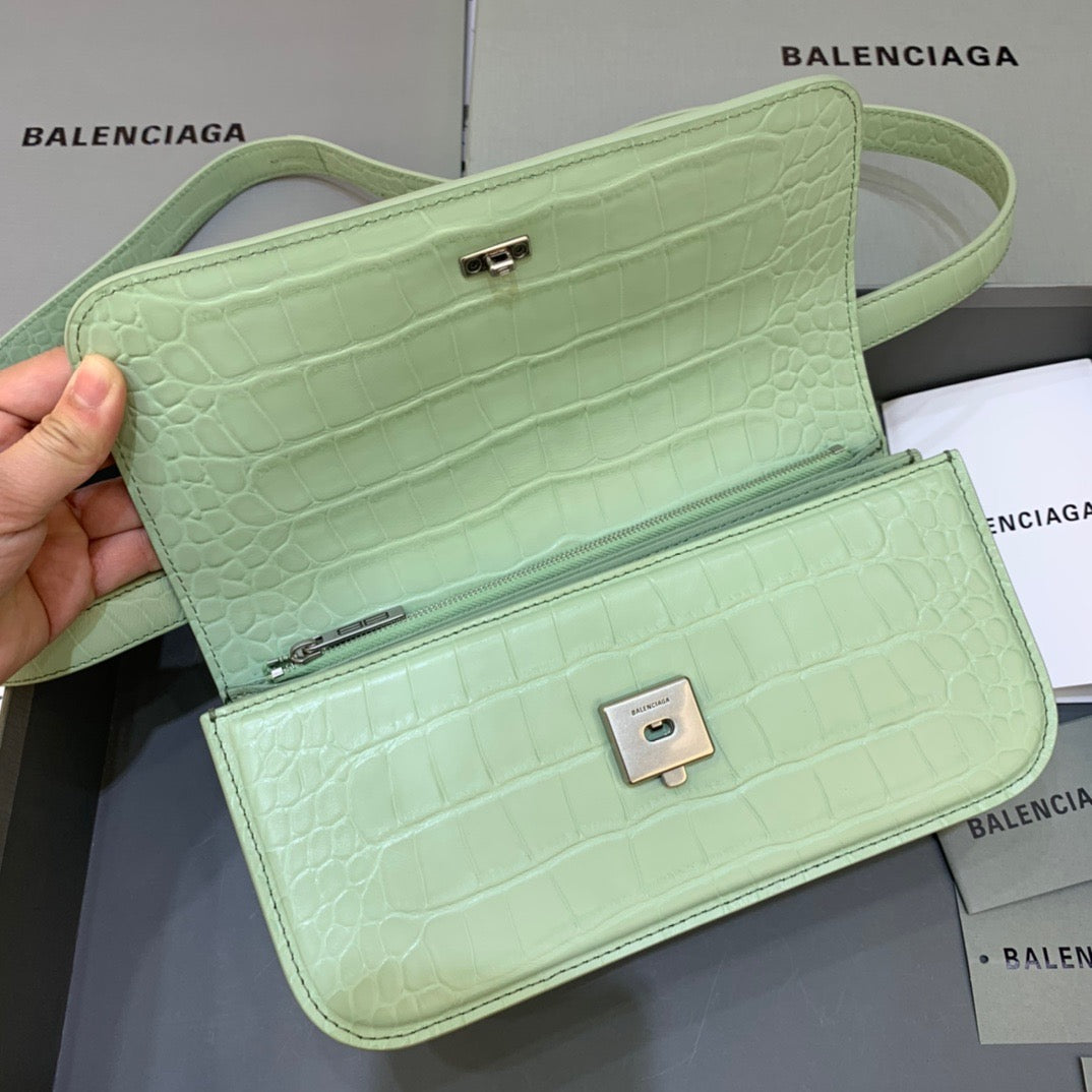 Balen Gossip Small Shoulder Bag Light Green, For Women, Bags 9.1in/23cm