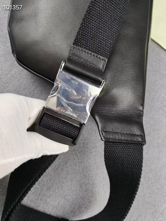 FI Little Monster Belt Bag Black For Men, Men’s Bags 7.9in/20cm FF