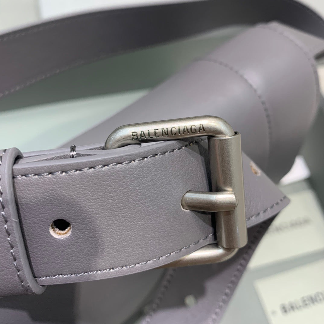 Balen Downtown Small Shoulder Bag In Gray, For Women, Bags 11.8in/30cm 67135329S1Y1604