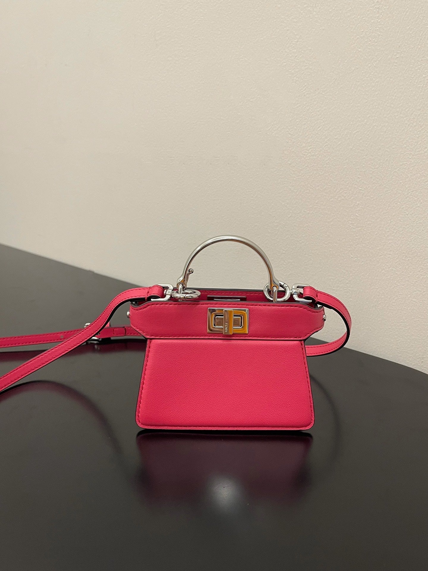 FI Peekaboo ISeeU Petite Pink Micro Bag For Woman 11cm/4.5in