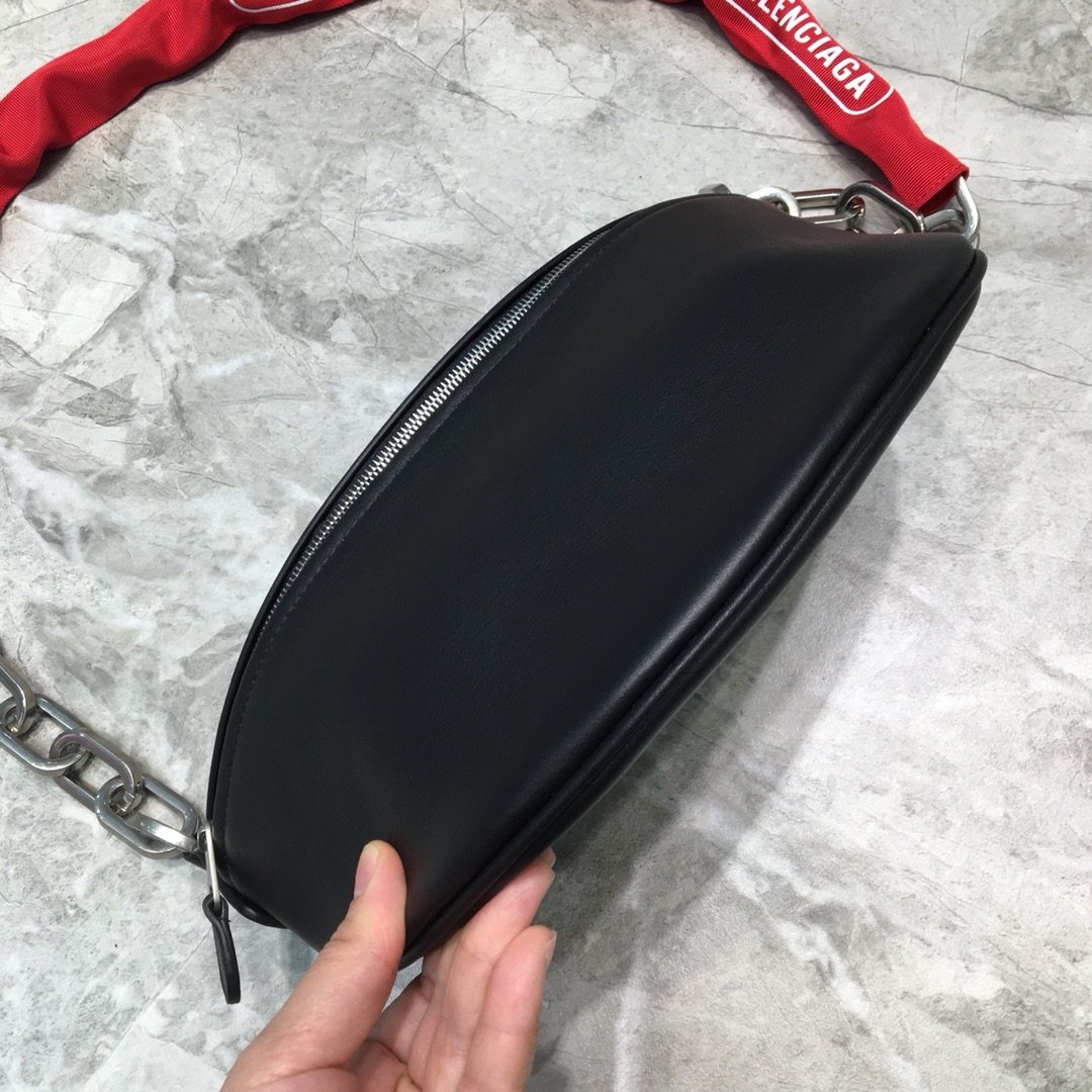 Balen Souvenir XXS Belt Bag In Black, For Women, Bags 11.8in/30cm