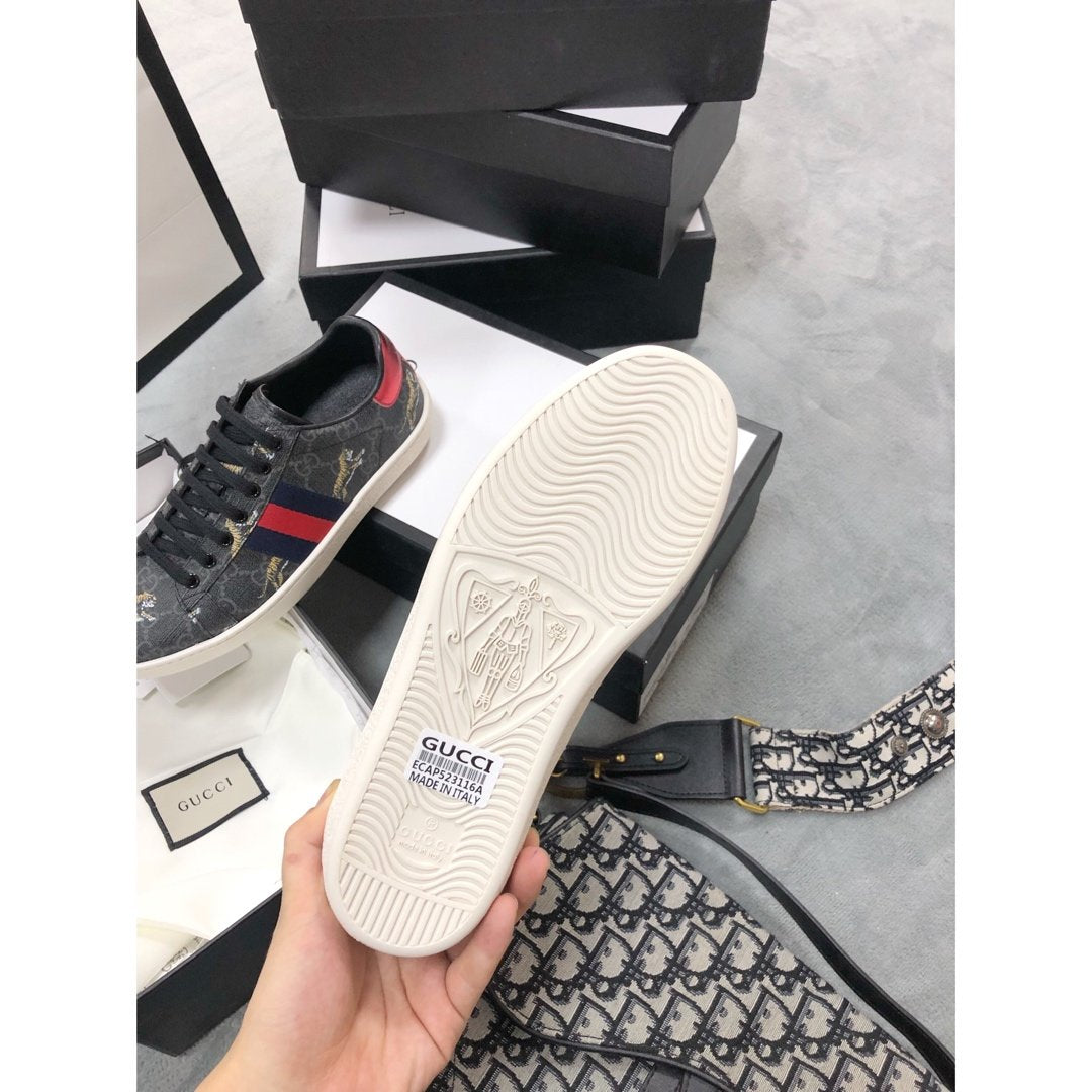 CN-GCI Ace Beige Tiger Sneaker 079