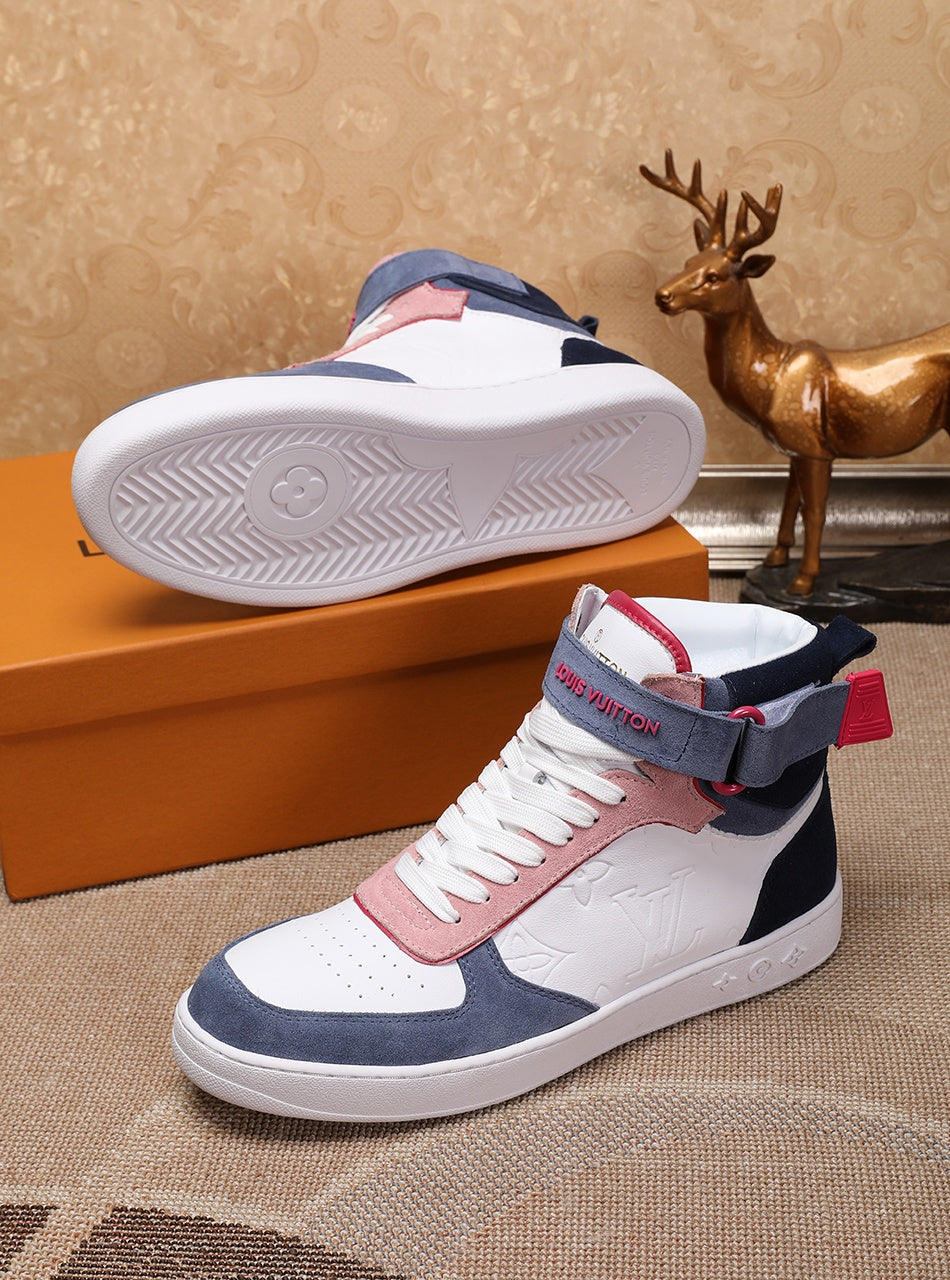 CN - LUV Rivoli High Pink Blue White Sneaker