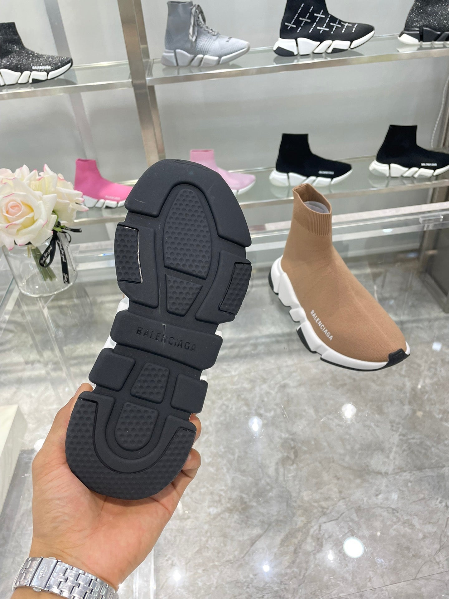 CN - Bla Speed Stretch Knit High Top