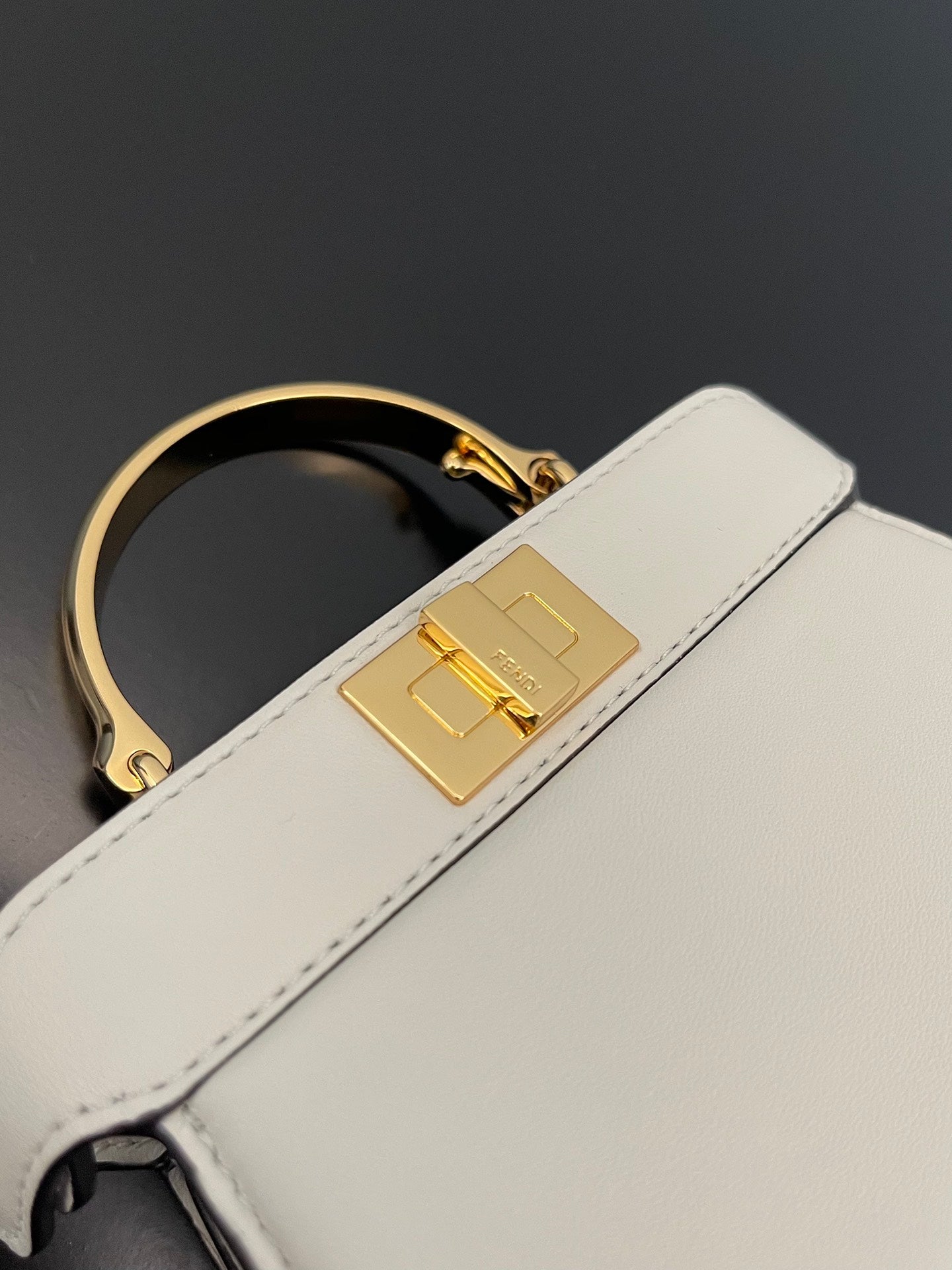 FI Peekaboo ISeeU Petite White Micro Bag For Woman 11cm/4.5in