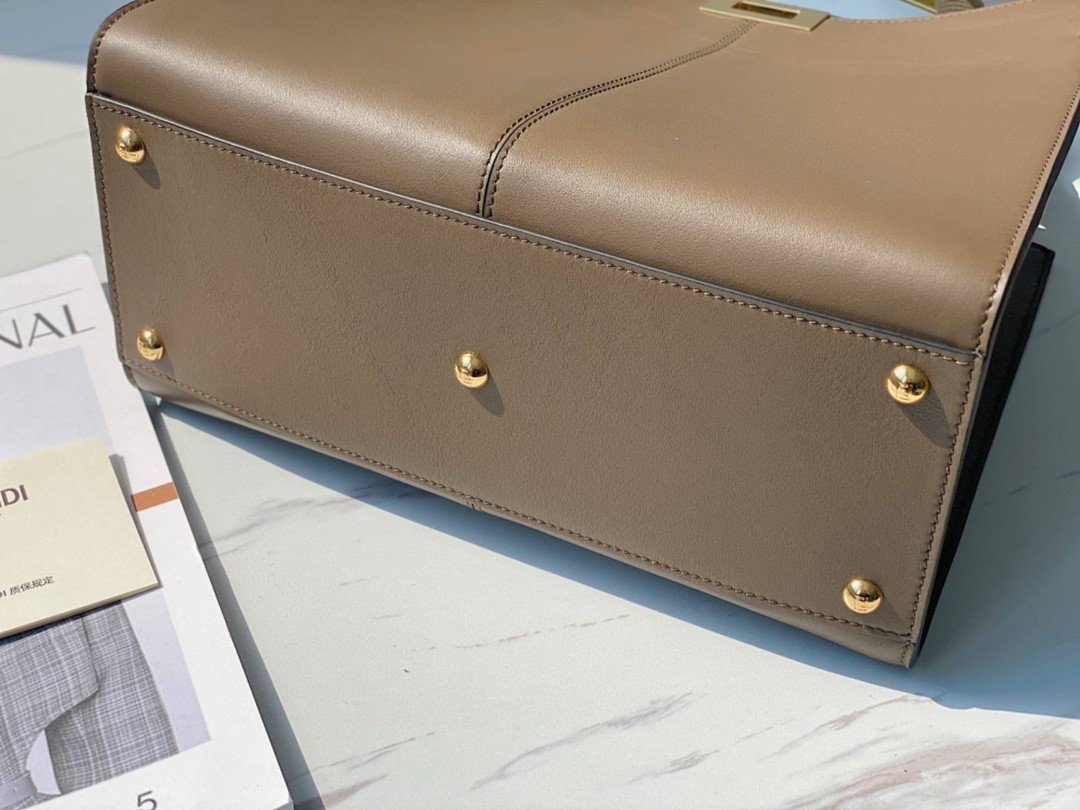 FI Peekaboo X-Lite Tote Medium Light Brown Bag For Woman 30cm/12in