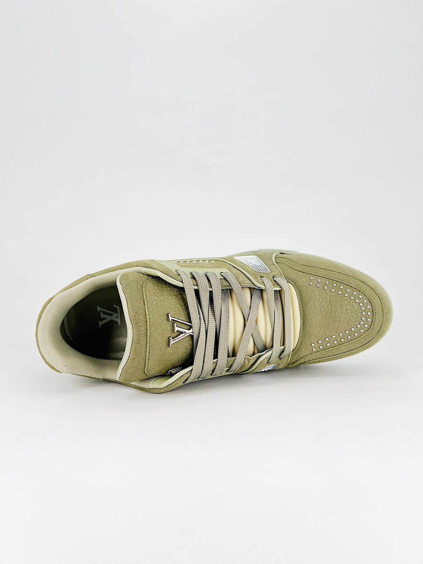 LV LV TRAINER SNEAKER GREEN 1ADHA1