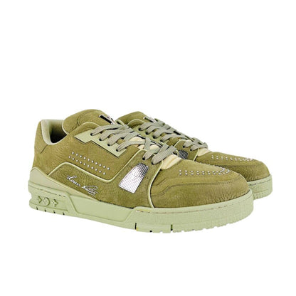 LV LV TRAINER SNEAKER GREEN 1ADHA1