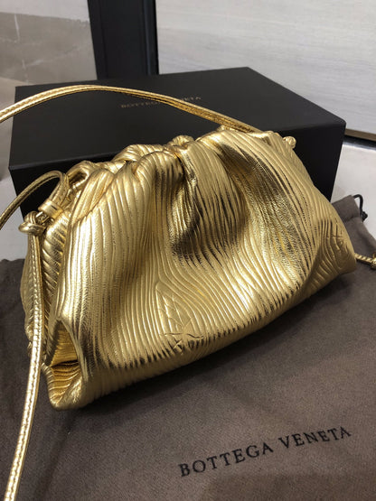 BV Clutch Yellow, For Women, Bags 8.7in/22cm