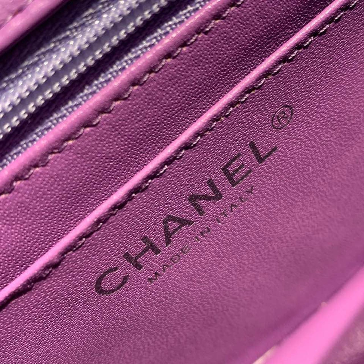 ChanelMini Flap Bag Purple For Women, Women&#8217;s Bags, Shoulder And Crossbody Bags 6.7in/17cm A35200