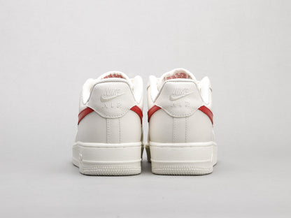 CN - AF1 retro white red low top