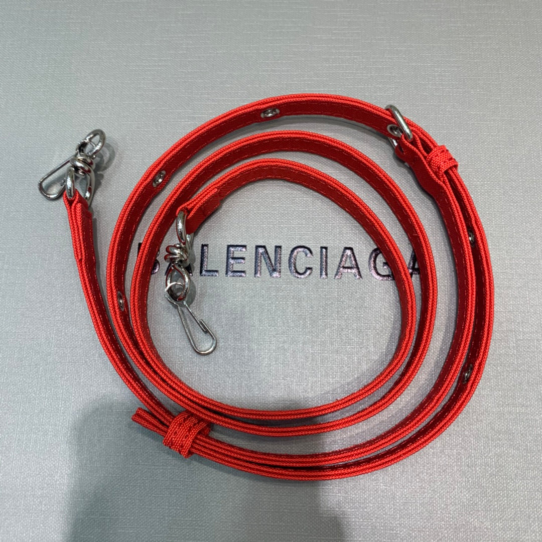 Balen Le Cagole Medium Bucket Bag In Red, For Women,  Bags 11.8in/30cm