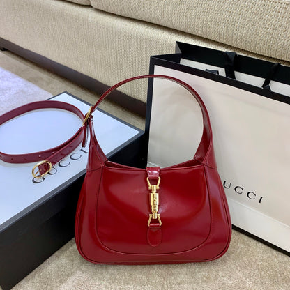 gg Jackie 1961 Small Shoulder Bag Red For Women 10.8in/27.4cm gg ‎636709 10O0G 6638