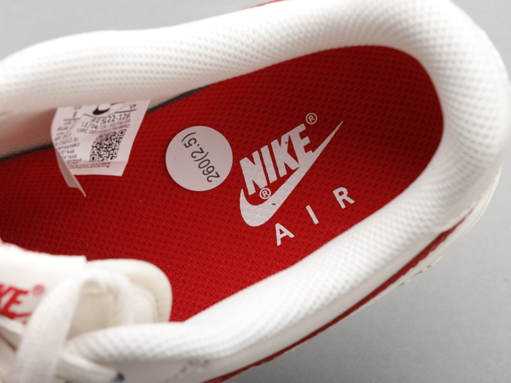 CN - AF1 retro white red low top