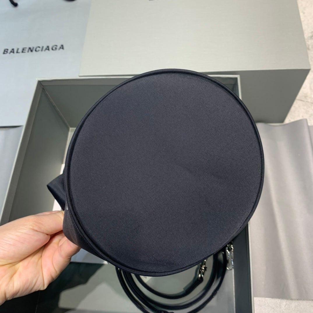 Balen Le Cagole Medium Bucket Bag In Black, For Women,  Bags 11.8in/30cm