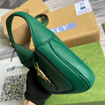 gg Jackie 1961 Mini Shoulder Bag Green For Women, Women&#8217;s Bags 7.5in/19cm gg