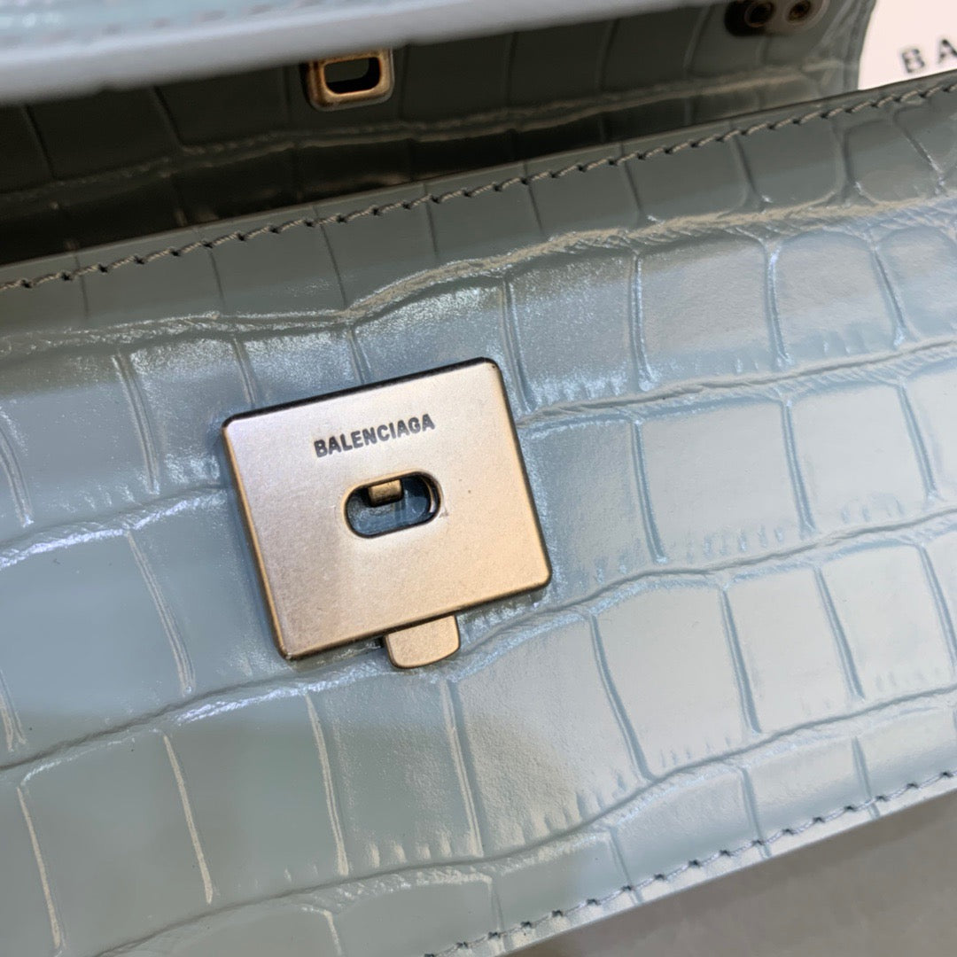 Balen Gossip Small On Chain Shoulder Bag Blue, For Women,  Bags 7.4in/19cm