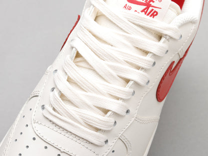 CN - AF1 retro white red low top