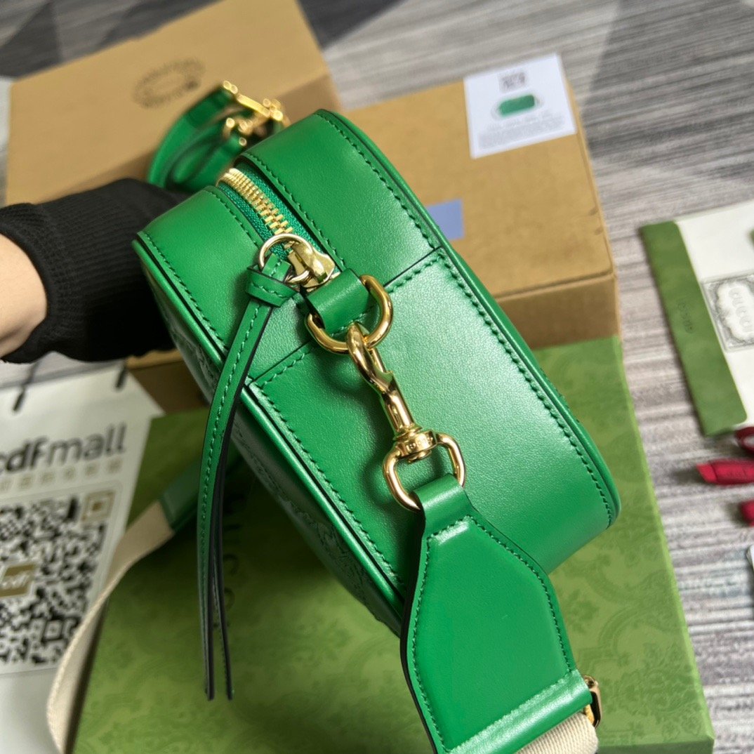 gg Matelasse Shoulder Bag Green For Women, Women&#8217;s Bags 8.5in/22cm gg 702234 UM8HG 3389