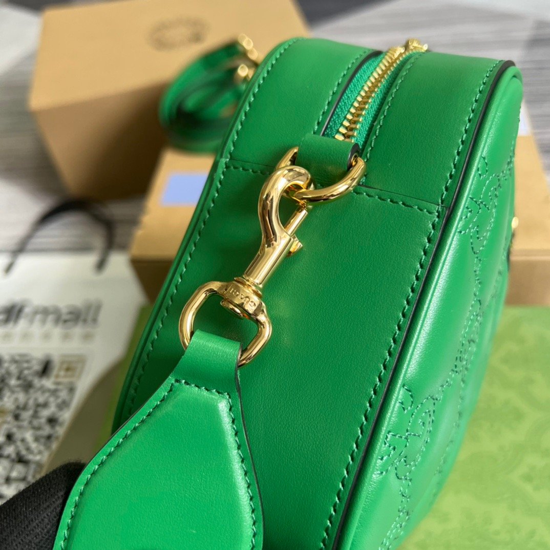 gg Matelasse Shoulder Bag Green For Women, Women&#8217;s Bags 8.5in/22cm gg 702234 UM8HG 3389