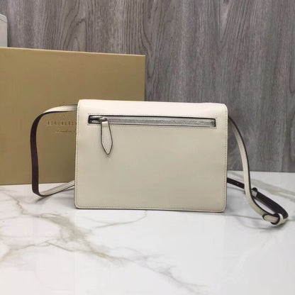 BB Small Macken Colorblock Crossbody Brown/White Bag For Women, Bags 9.5in/24cm