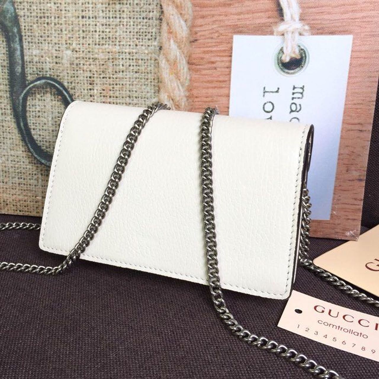 gg Dionysus Super Mini Bag White For Women  6.5in/16cm gg 476432 CAOGM 9174