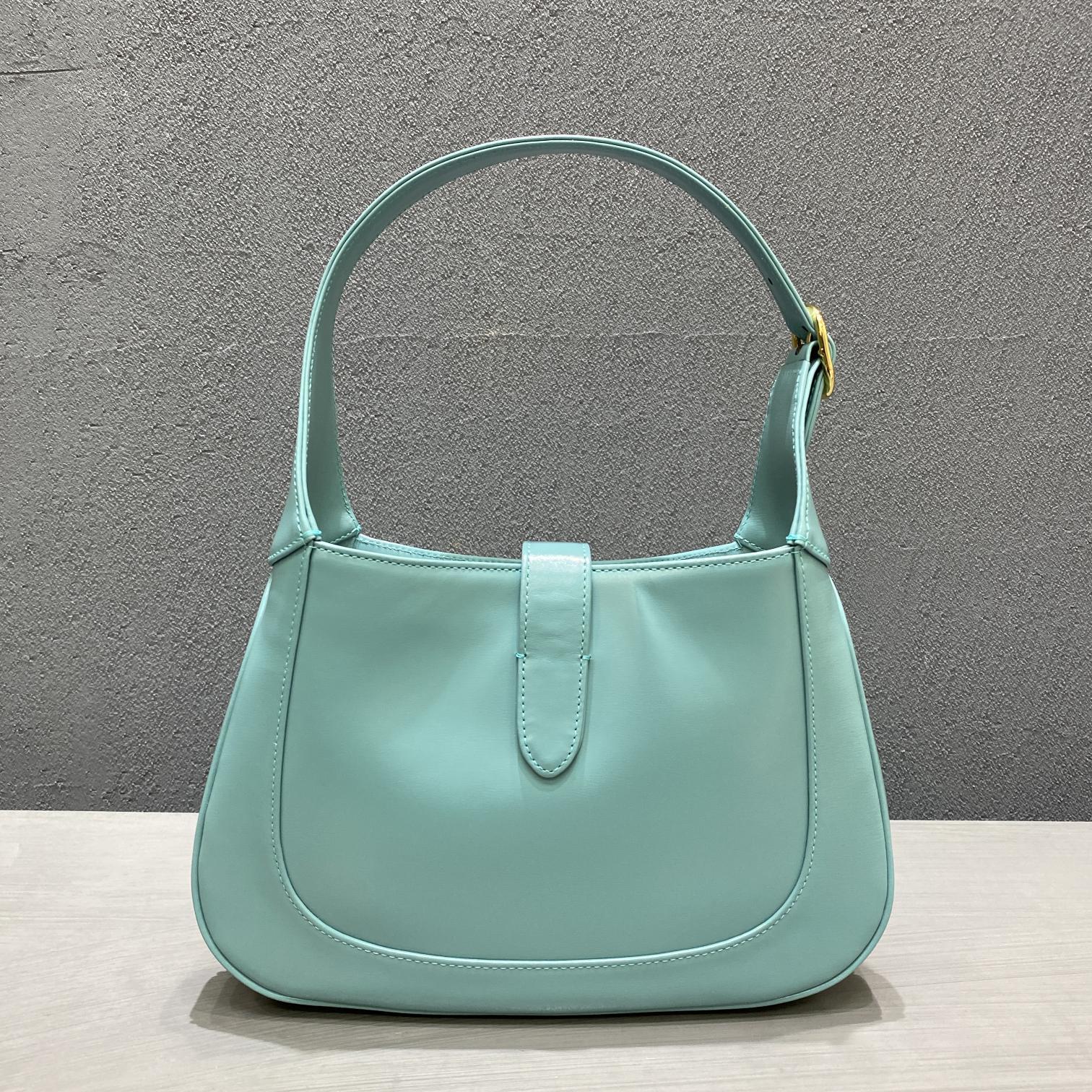 gg Jackie 1961 Small Shoulder Bag Light Blue For Women 10.8in/27.4cm gg ‎636709 10O0G 4933