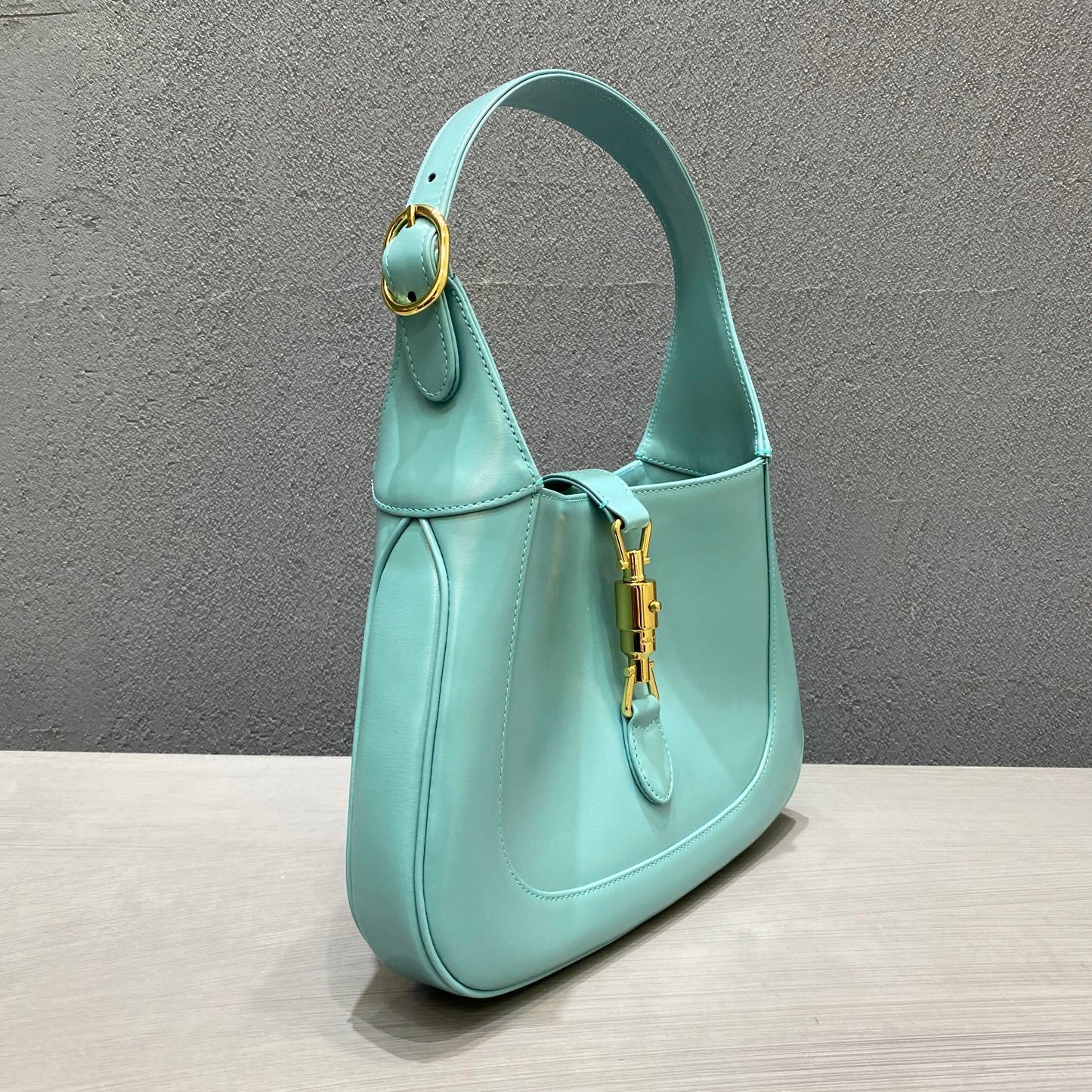 gg Jackie 1961 Small Shoulder Bag Light Blue For Women 10.8in/27.4cm gg ‎636709 10O0G 4933