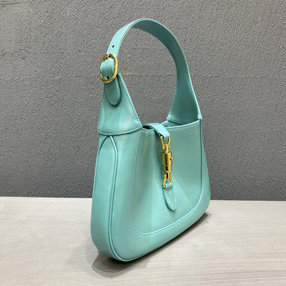 gg Jackie 1961 Small Shoulder Bag Light Blue For Women 10.8in/27.4cm gg ‎636709 10O0G 4933