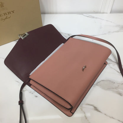 BB Small Macken Crossbody Bag Rose Burgundy For Women, Women’s Bags 9in/24cm