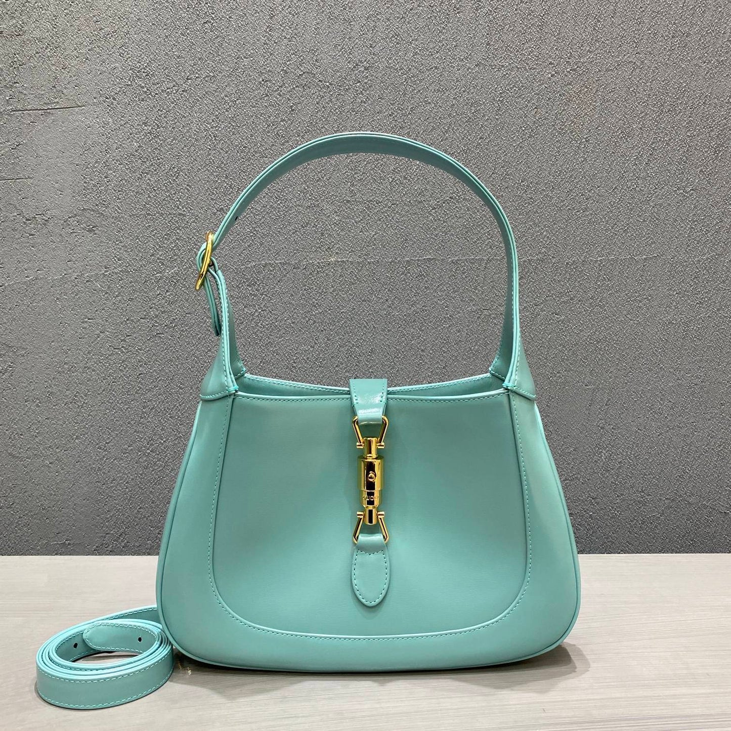 gg Jackie 1961 Small Shoulder Bag Light Blue For Women 10.8in/27.4cm gg ‎636709 10O0G 4933