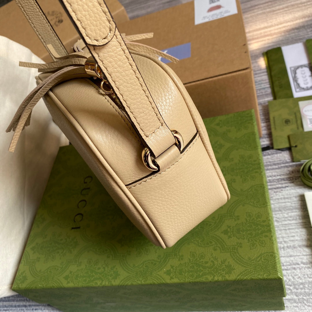 gg Soho Small Disco Bag Beige For Women, Women’s Bags, Shoulder And Crossbody Bags 8in/21cm gg 308364