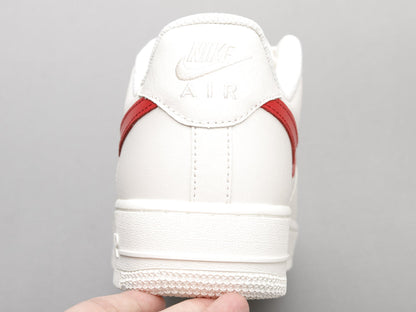 CN - AF1 retro white red low top