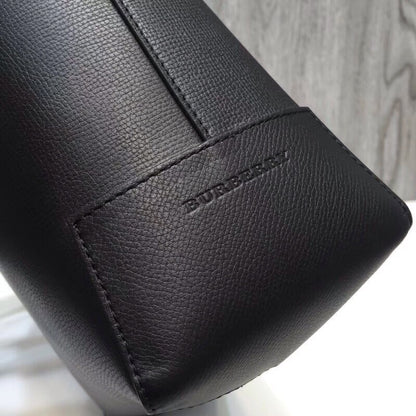 BB Small Embossed Crest Tote Black For Women, Bags 13.8in/35cm