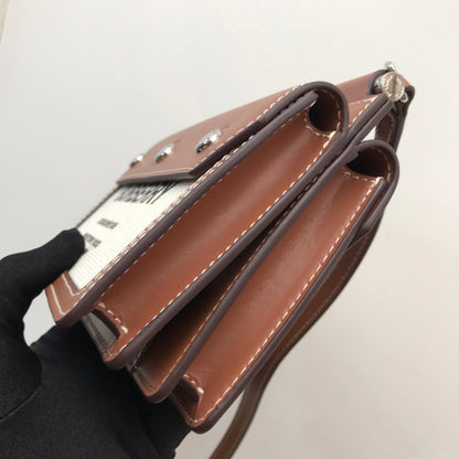 BB Mini Horseferry Print Title Bag With Pocket Detail Malt Brown For Women, Bags 7.5in/19cm 80146111